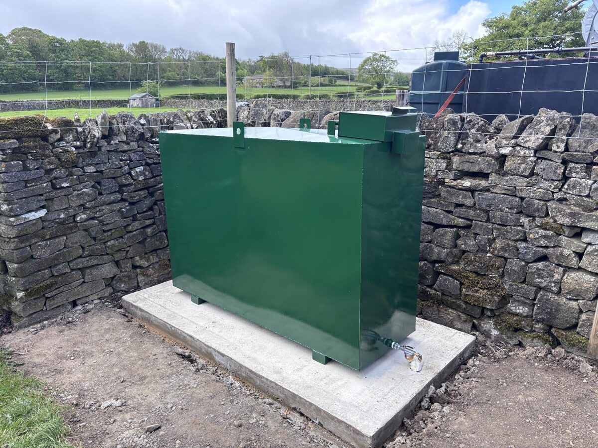 Oil tank installation Yorkshire Dales